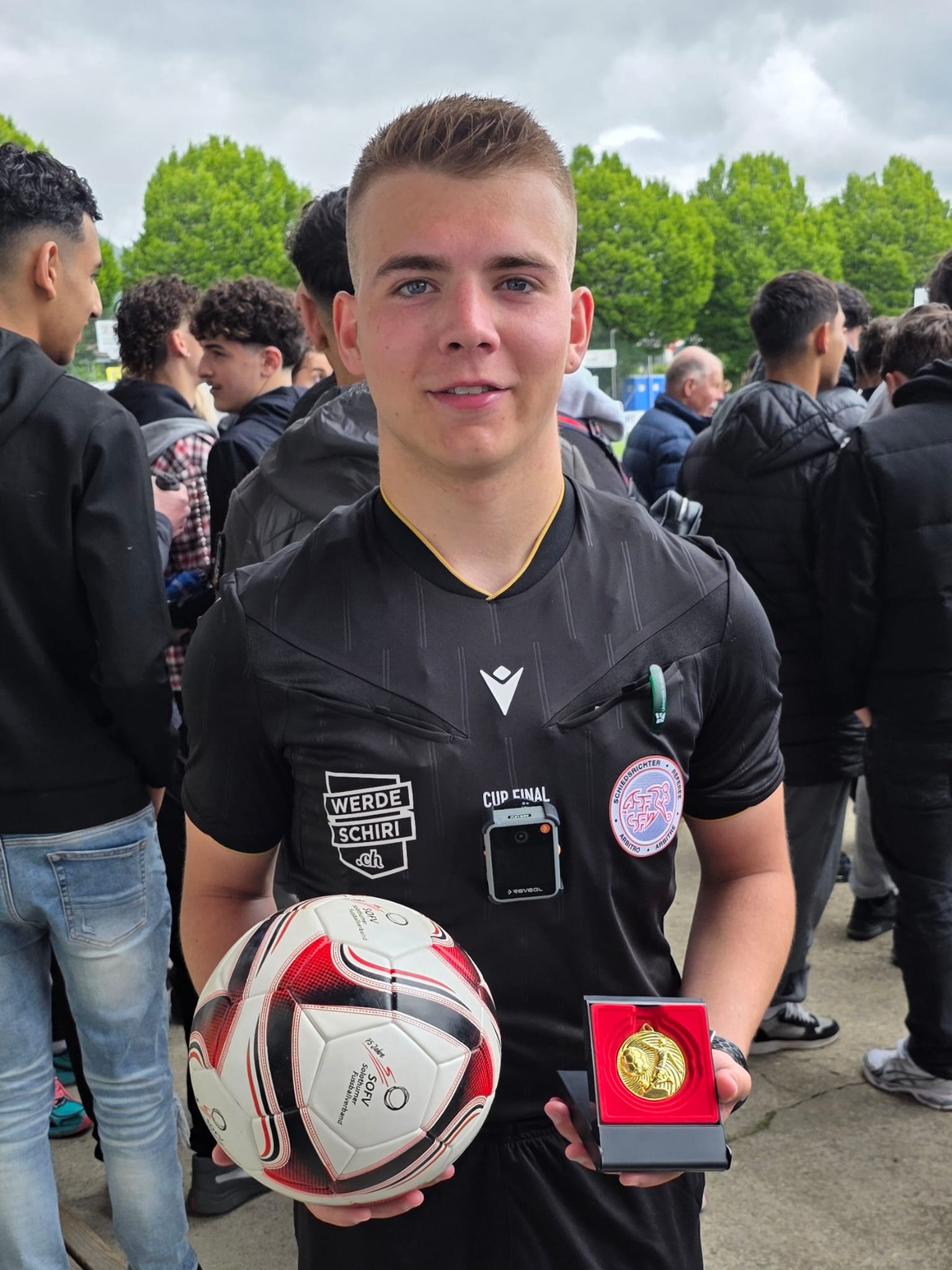 Tobias pfeifft den Cupfinal Jun B 2026