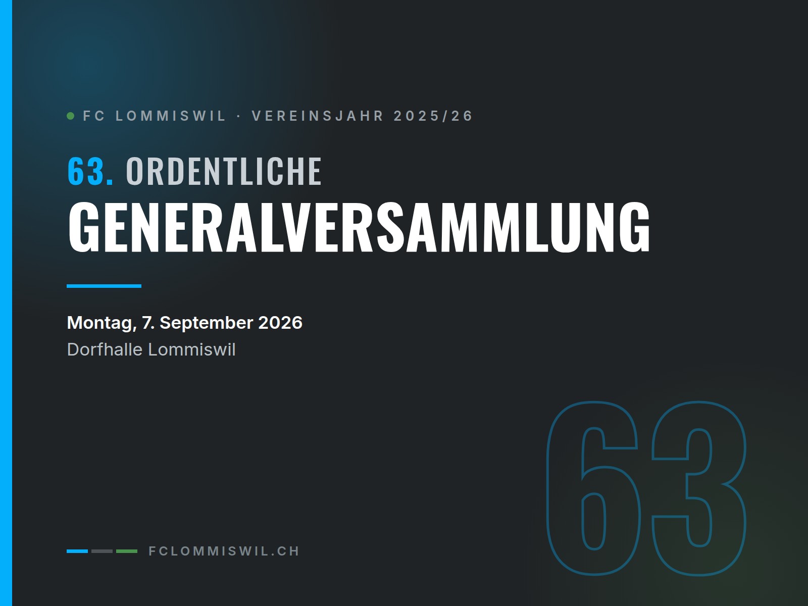 Rückblick auf die 63. Generalversammlung